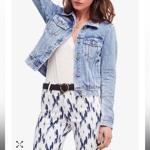 NEW - FREE PEOPLE - RUMORS DENIM JACKET